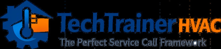 TechTrainer HVAC logo with tagline The Perfect Service Call Framework