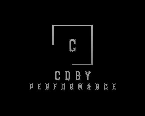 Coby Performance logo featuring minimalist geometric design
